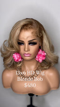 Load image into Gallery viewer, 12in Mix Blonde 13x6 HD Wig
