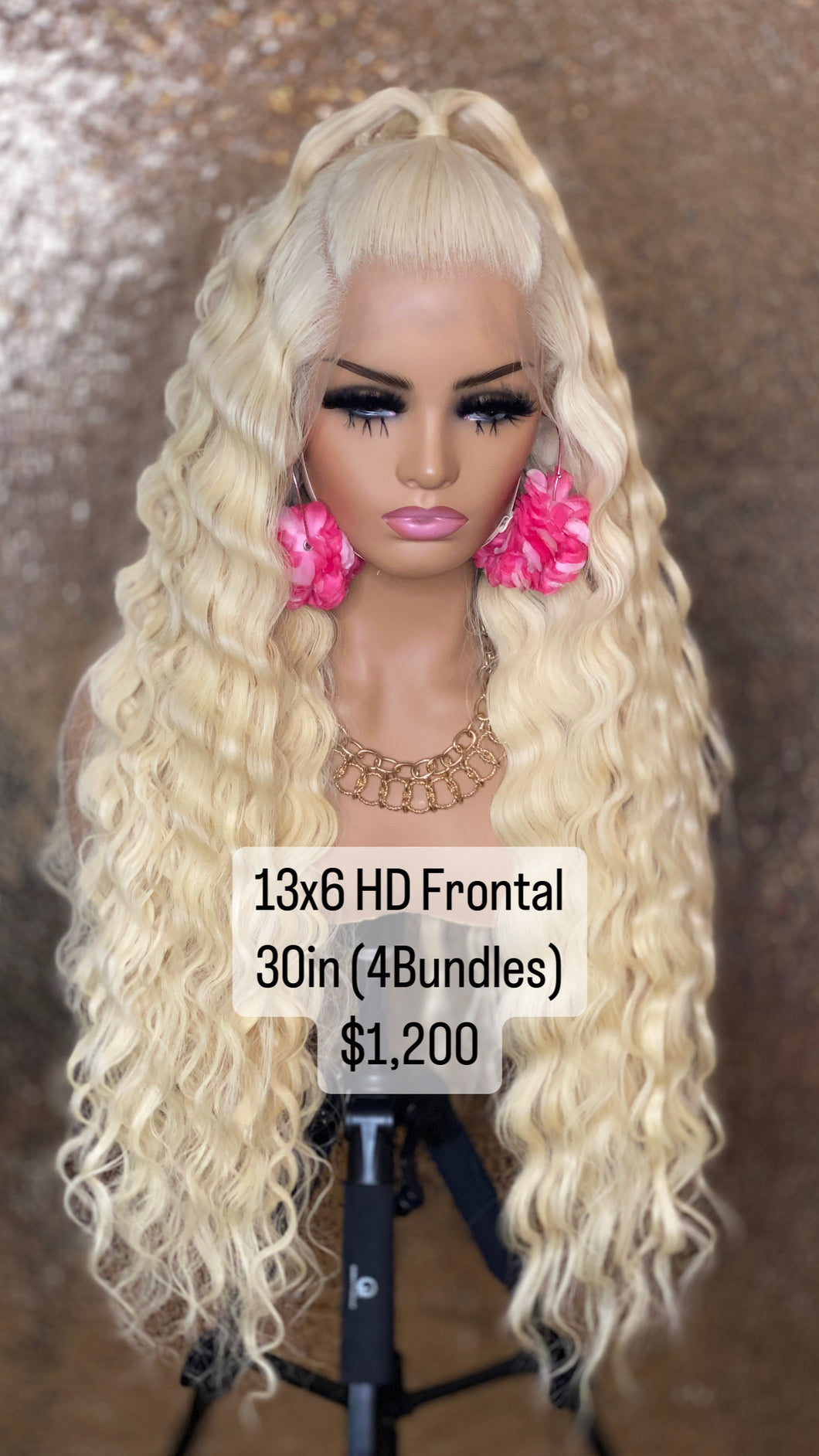 30in Platinum Blonde 13x6 HD WIG