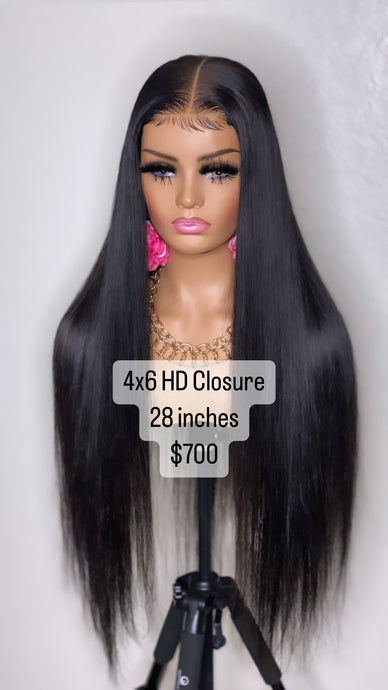 28in 4x6 HD Closure WIG