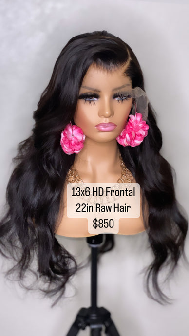 22in Body Wave 13x6 HD Wig