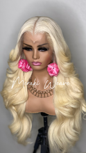 Load image into Gallery viewer, 30in Platinum Blonde 13x6 HD Wig