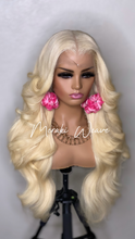 Load image into Gallery viewer, 30in Platinum Blonde 13x6 HD Wig
