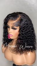 Load image into Gallery viewer, 12in 5x5 HD Closure Curly Bob Wig